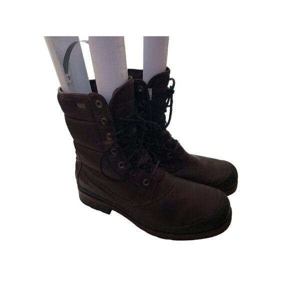 UGG Australia Hamric Mens 13 Brown Leather Lace Puffer Waterproof Boots 1002073 - Picture 8 of 8